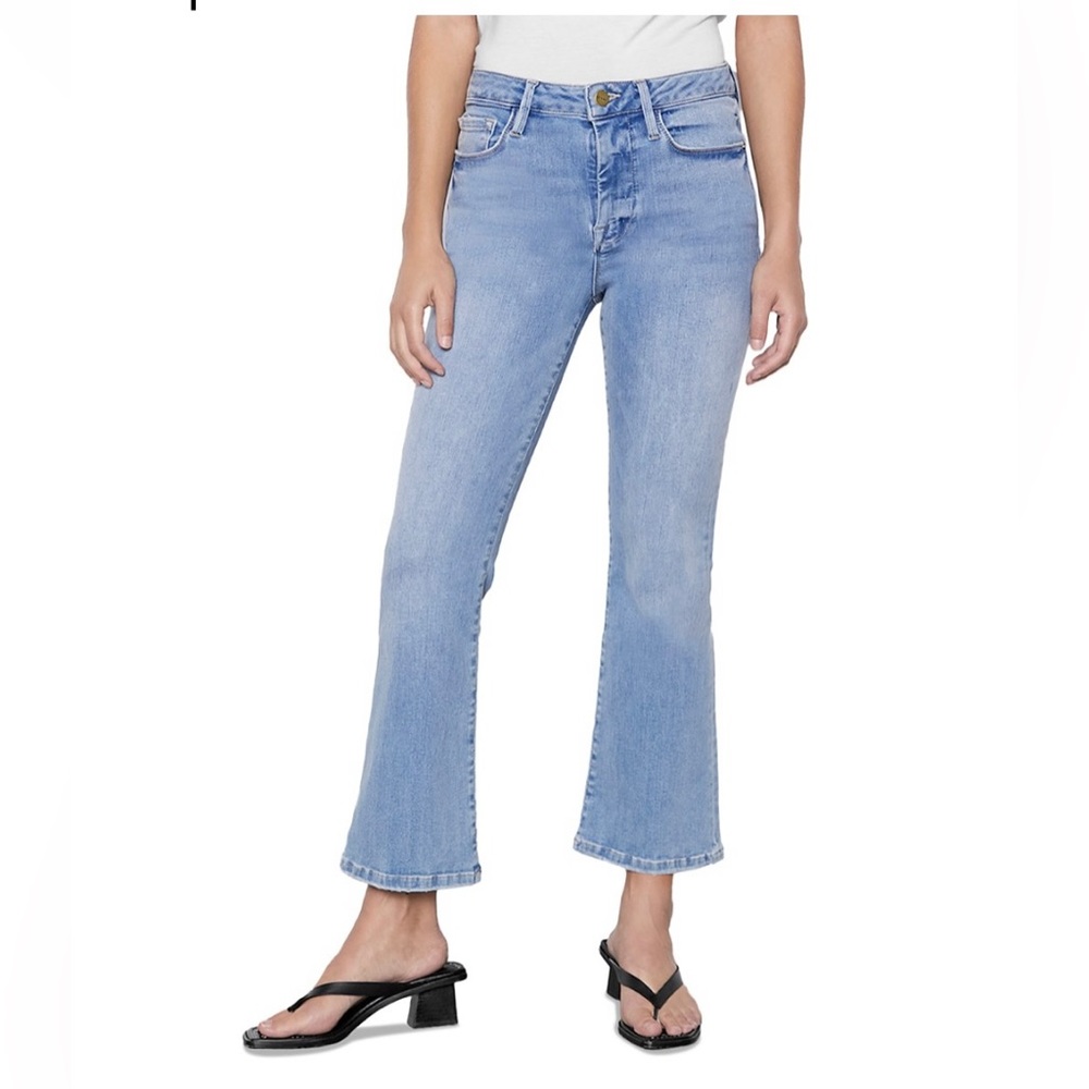 Frame Le One Crop Mini Boot Jean